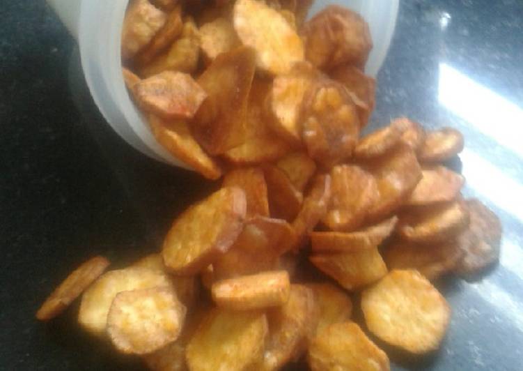 Recipe: Yummy Sweet potato chips