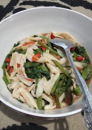 Foto resep Tumis Kangkung Jamur Tiram