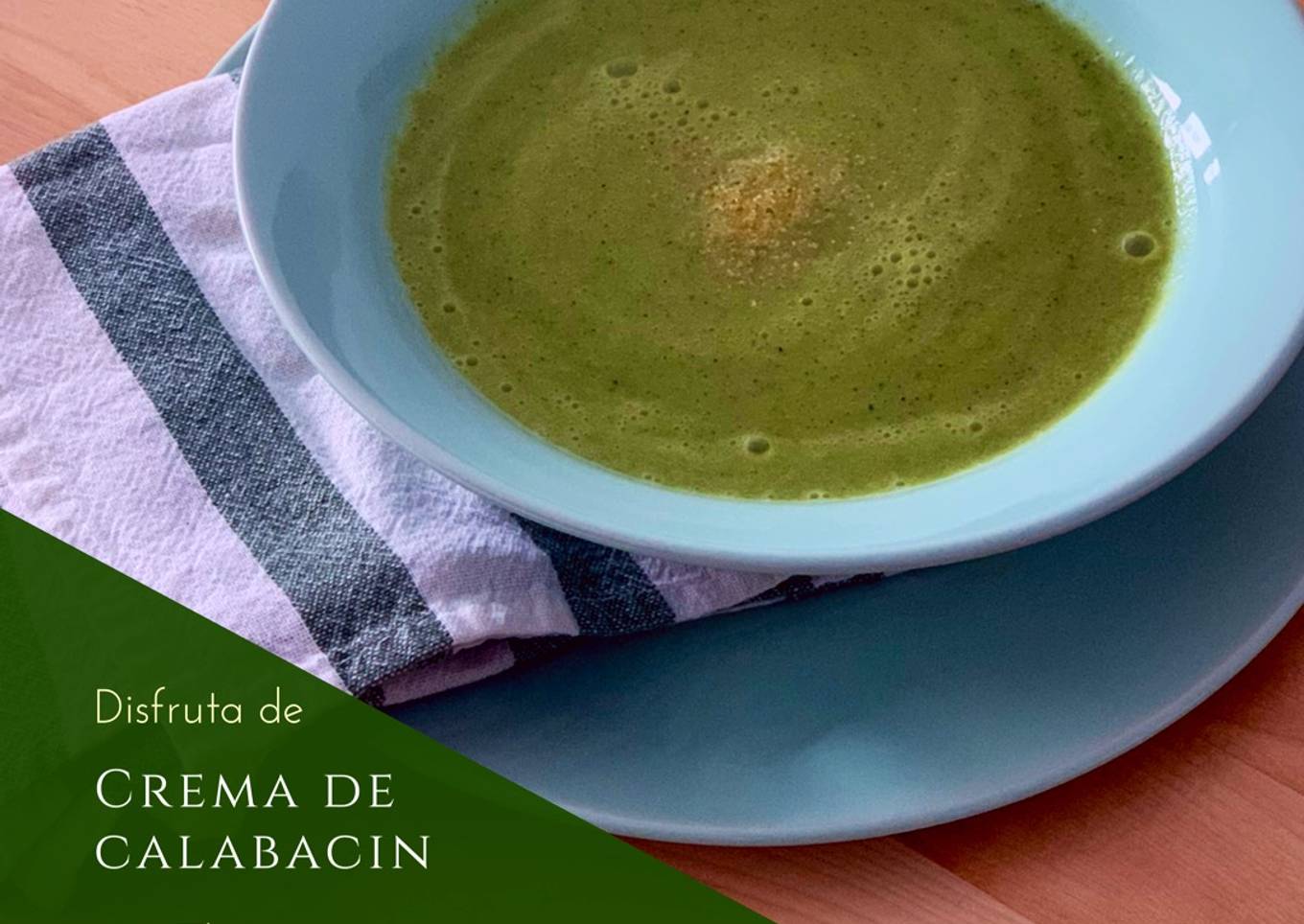 Crema de calabacín con Thermomix