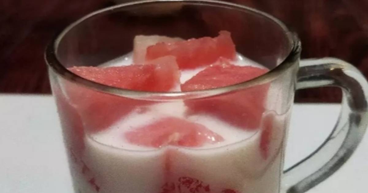 Resep Es Semangka Susu Oleh Nhroel Hidayatie Karmianto Cookpad