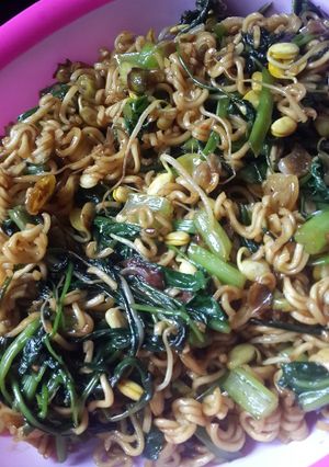 Foto resep Tumis kangkung capar mie