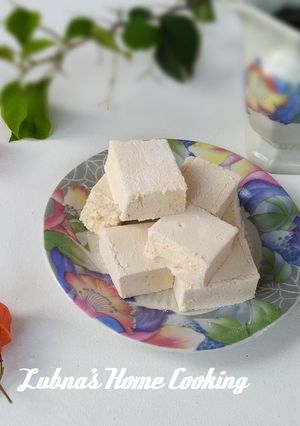 Foto resep Homemade Marshmallow Rasa Karamel Tanpa Corn syrup