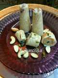 Butterscotch custard flavoured kulfi falooda