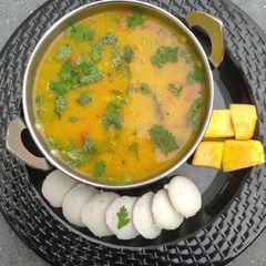 A picture of பரங்கிக்காய் சாம்பார் (Parankikaai sambar recipe in tamil).