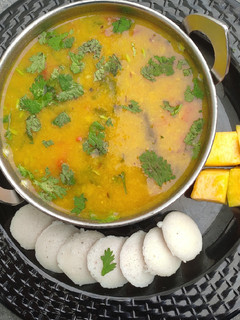 A picture of பரங்கிக்காய் சாம்பார் (Parankikaai sambar recipe in tamil).