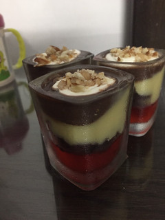 A picture of Custard Shots.
