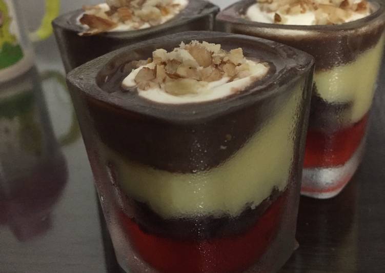 Recipe of Super Quick Homemade Custard Shots