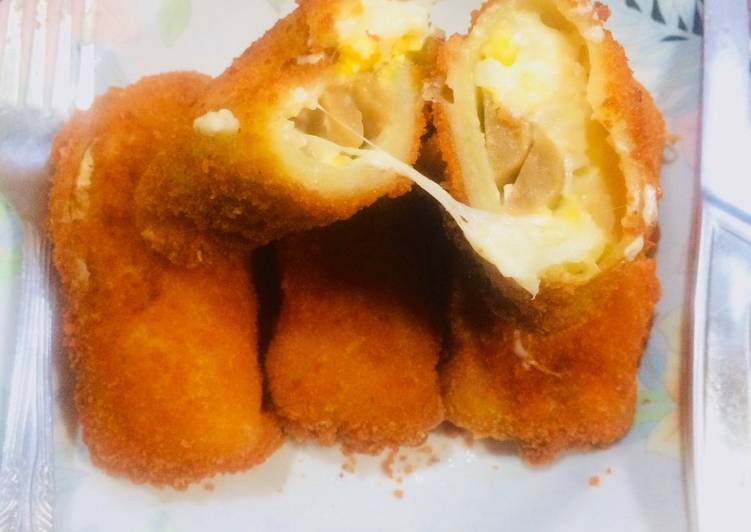 Risoles mayo + mozzarela