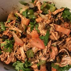 A picture of California Farm Thanksgiving Tinga Burritos.