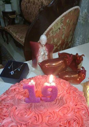 عکسی از دستور کیک تولد