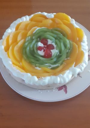 Una foto de Tarta de frutas