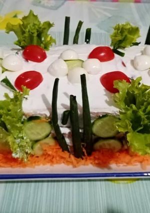 O poză a rețetei Tort aperitiv-Club Sandwich.