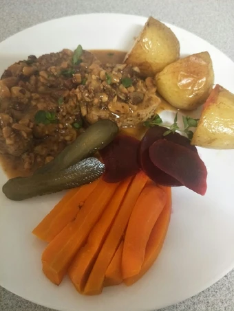 Easy Steps to Make Recipe Almond crusted Pork sirloin steak that is So Delicious, Tasty}