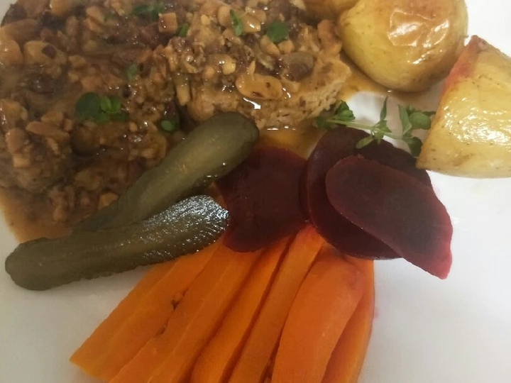 Easy Steps to Make Recipe Almond crusted Pork sirloin steak that is So Delicious, Tasty}