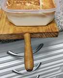 Tarta de queso. Con bizcocho de soletilla