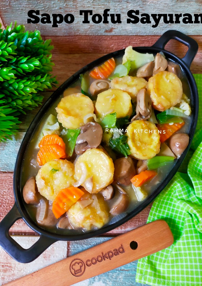 Foto resep Sapo Tofu Sayuran