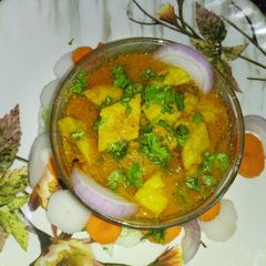 Gram Flour ki chilee ki sabzi A picture of Gram Flour ki chilee ki sabzi.