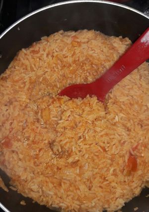 Una foto de Arroz rojo