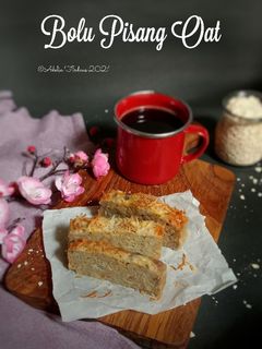 Foto resep Bolu Pisang Oat Panggang