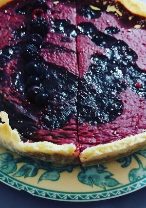 Une photo de Flan à la framboise