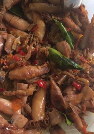Foto resep Tumis cumi asin