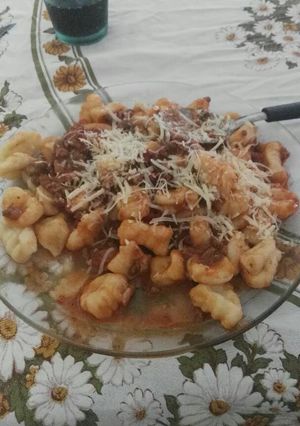 Una foto de Ñoquis caseros