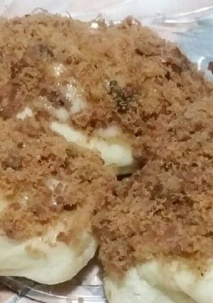 Foto resep Roti Abon home made. no mixer no oven