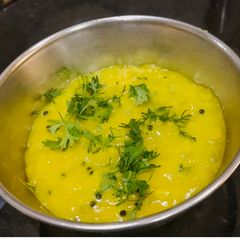 A picture of Maharashtrian Style Besan Pitla.