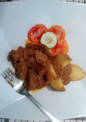 Foto resep Rendang kentang