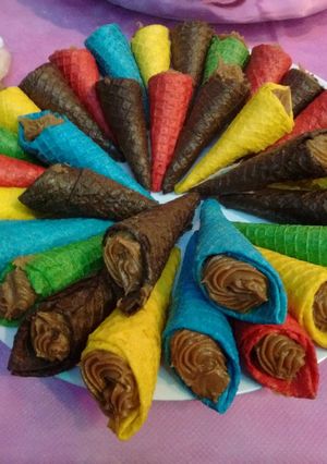 Una foto de Cucuruchos rellenos