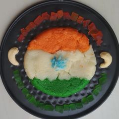 A picture of Tricolor Halwa.
