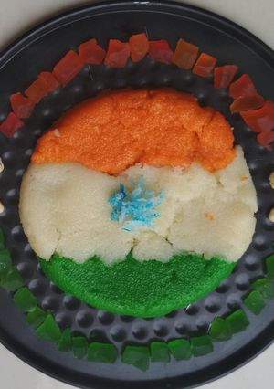 A picture of Tricolor Halwa.