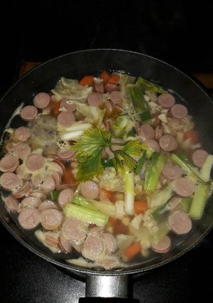 Foto resep Sop Sosis ayam