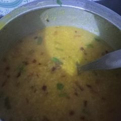 A picture of Yellow dal.