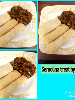 A picture of Semovita treat.