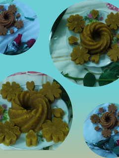 عکسی از دستور حلوا قالبی خوشمزه با سه آرد