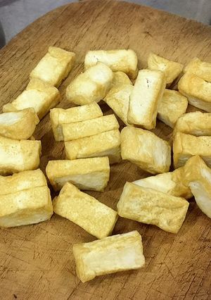 รูปของ เต้าหู้ขาวทอด #หม้อทอดไร้น้ำมัน #airfryer