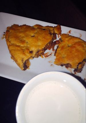 صورة لوصفة كيكة الكوكيز 🍪❤️