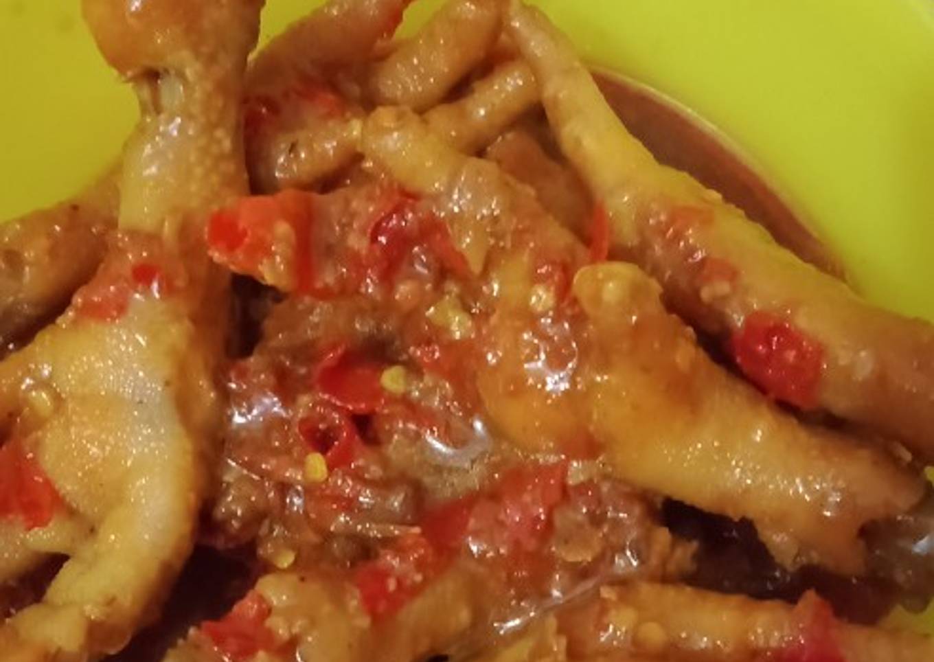 Cara Gampang Membuat Rica rica ceker yang Bikin Ngiler