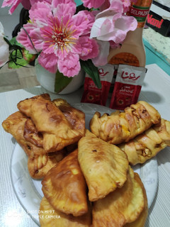 عکسی از دستور پیراشکی مرغ و قارچ