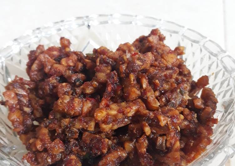 Kering Tempe ala anak kost