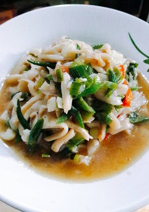 Foto resep Tumis Jamur Tiram Cabe Ijo