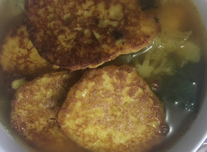 Una foto de Sopa De Torreja de Choclo
