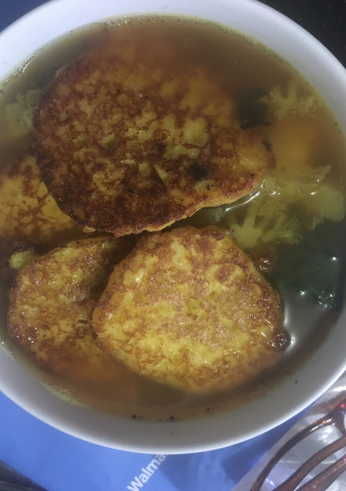 Una foto de Sopa De Torreja de Choclo