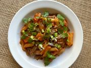 A picture of beef macaroni