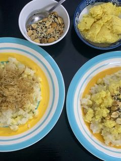 Hình của món Xôi bắp nếp 🌽.