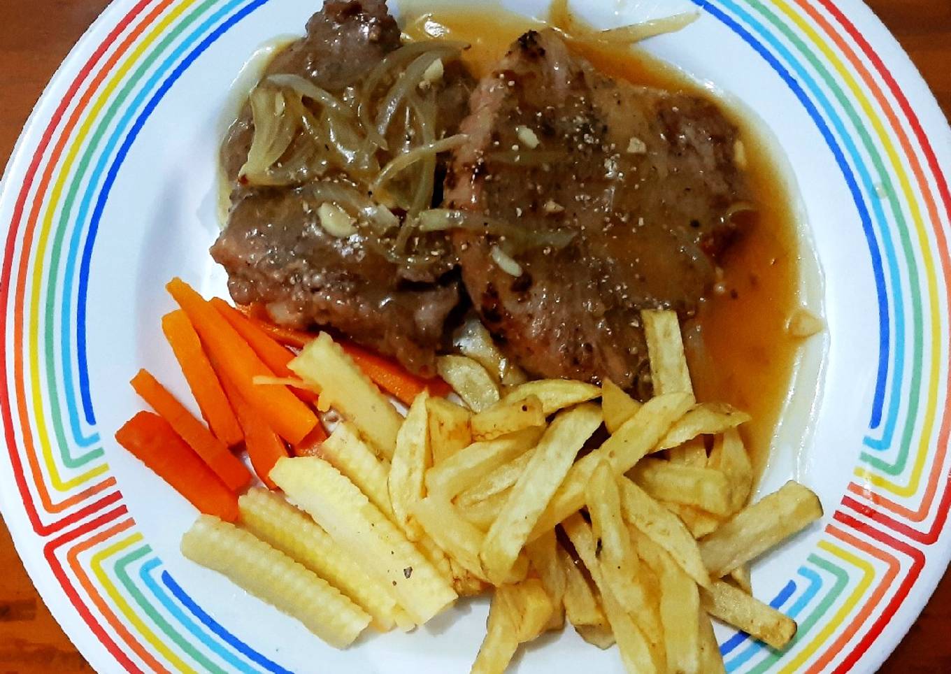Beef steak ala mama arsya