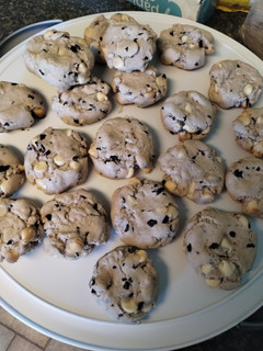 A picture of Blueberry White Chocolate Cookies GF.