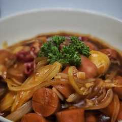 รูปของ Sosis bakso saos asam manis