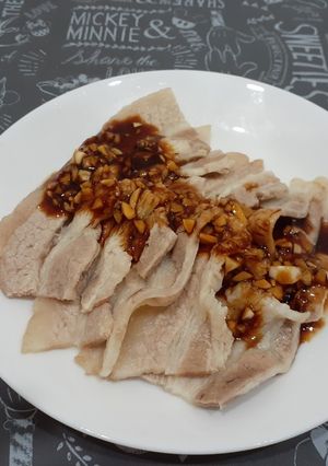 像極了愛情的蒜泥白肉 的食譜成品照片